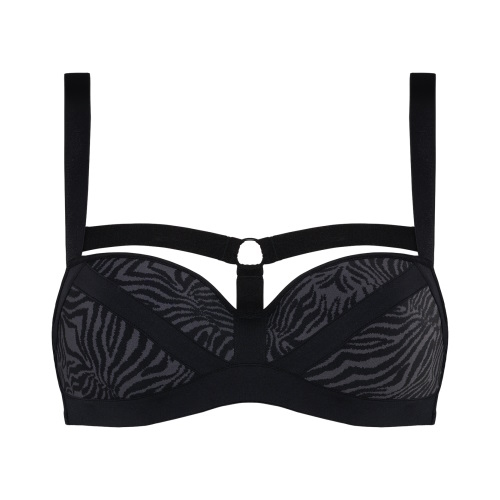 Marlies Dekkers Wing Power zwart/grijs voorgevormde bh