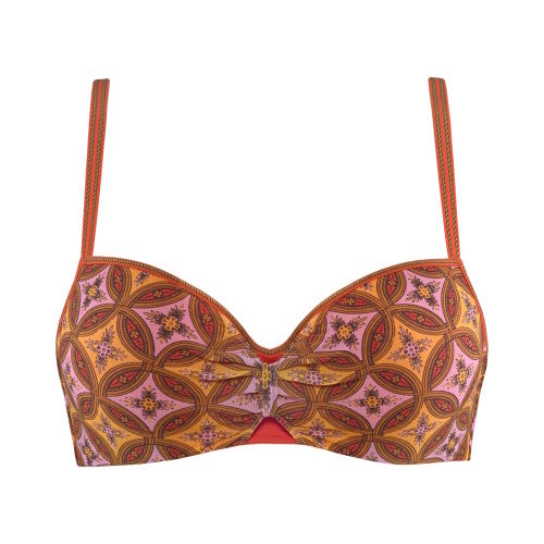 Marlies Dekkers Florana oranje/print push up bh