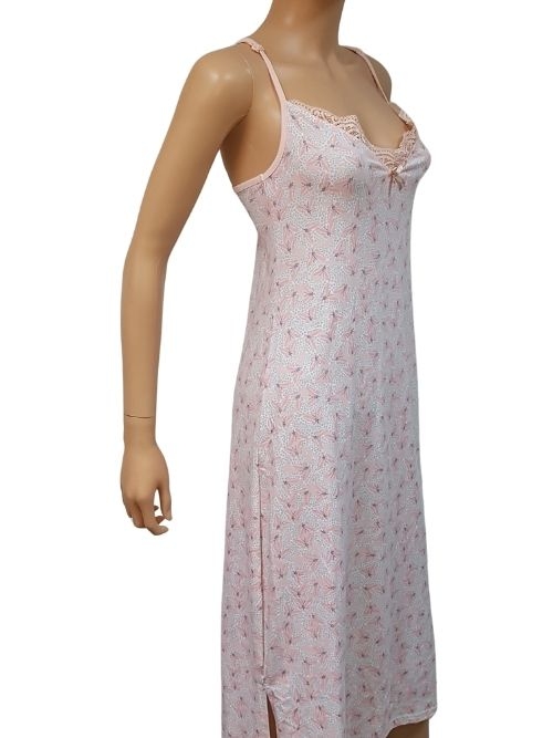 Charlie Choe La Vie Boheme roze/print nachthemd