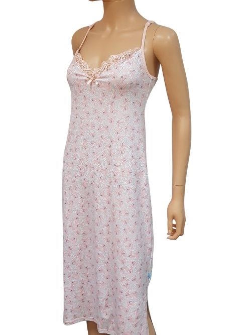 Charlie Choe La Vie Boheme roze/print nachthemd