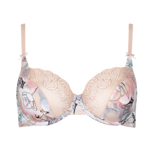 Lisca Lilly pastel/print niet voorgevormde bh
