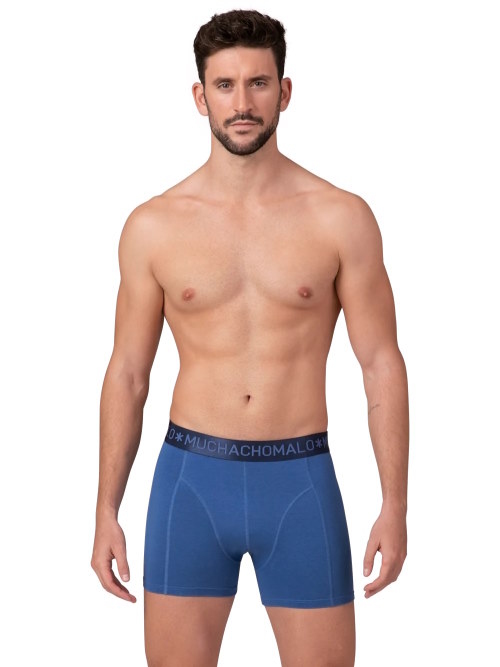 Muchachomalo Turtles blauw/print modal boxershort