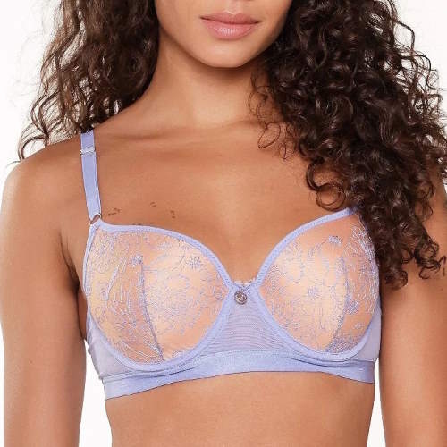 LingaDore Misty Blue blauw voorgevormde bh