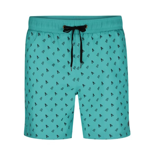  DJ DutchJeans Lobster groen/print zwemshort