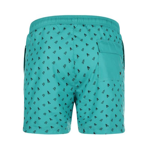  DJ DutchJeans Lobster groen/print zwemshort