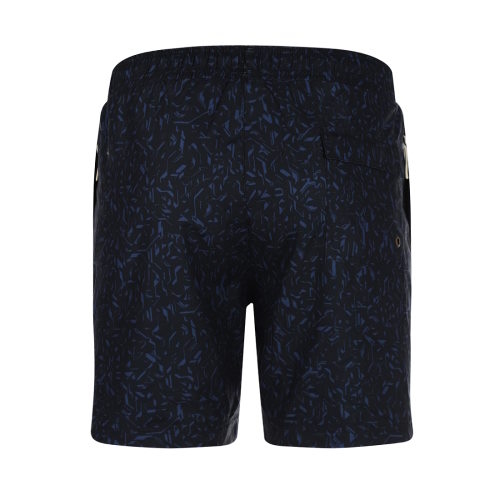  DJ DutchJeans Meganic zwart/paars zwemshort