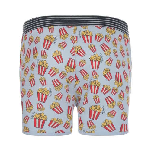 Charlie Choe Retro nights blauw/print slaapshort