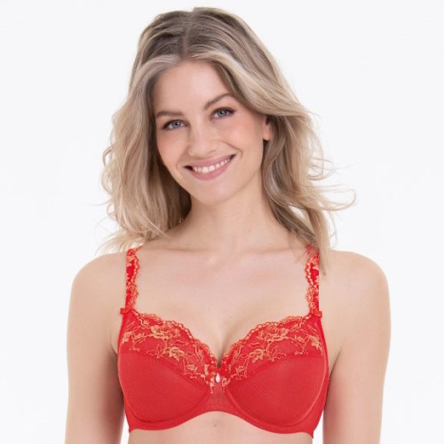 Rosa Faia Colette rood niet voorgevormde bh
