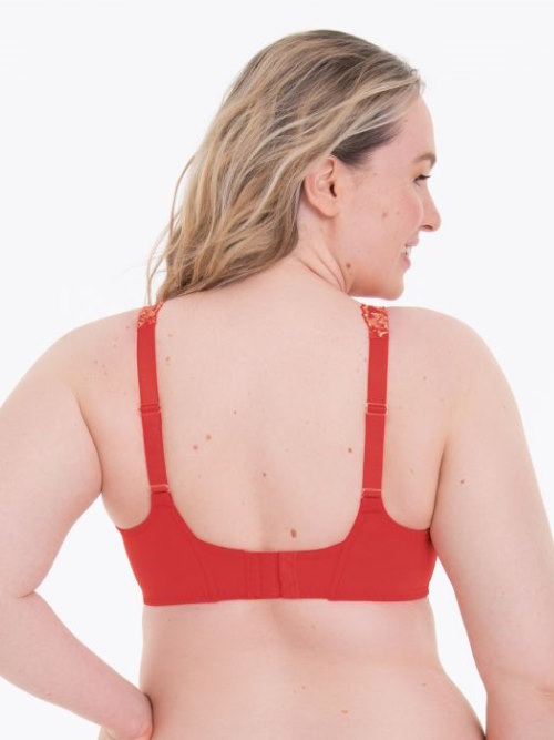 Rosa Faia Colette rood niet voorgevormde bh