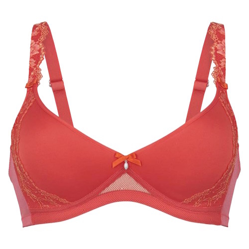 Rosa Faia Colette rood wireless bh