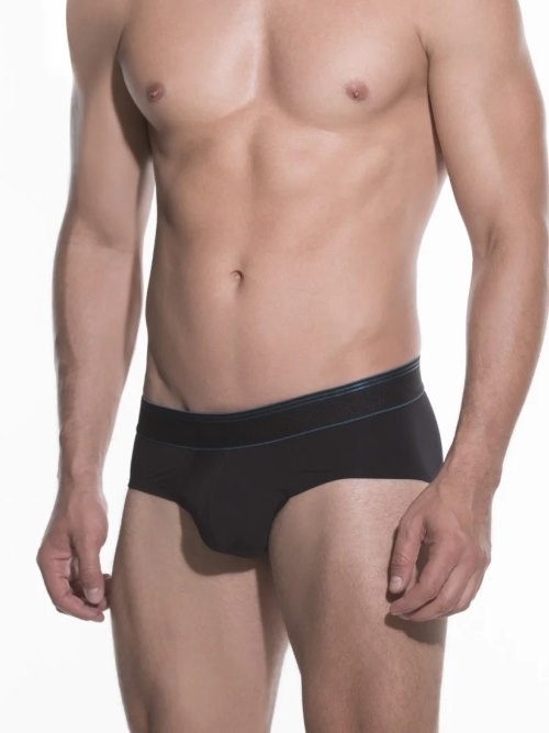 Mundo Unico Week  zwart/turquoise heren slip