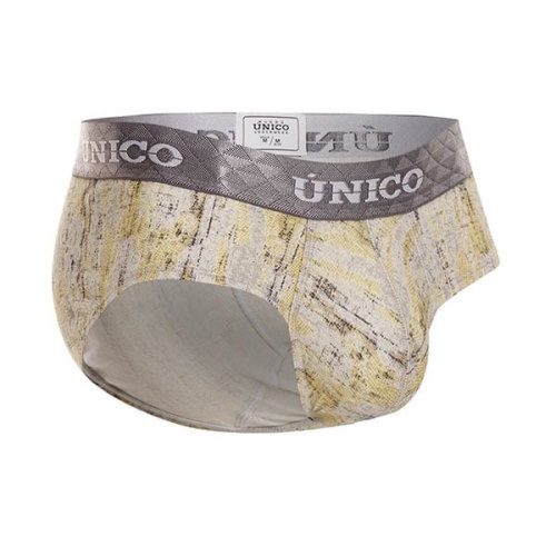 Mundo Unico Enzima grijs/print heren slip