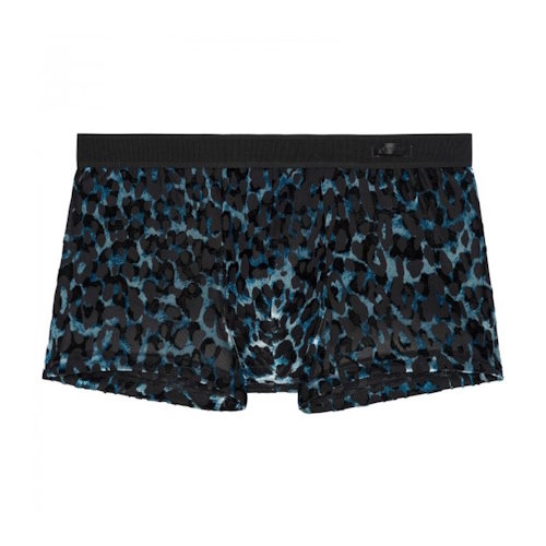 HOM Leopard zwart/blauw sport trunk