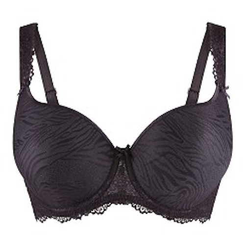 LingaDore Daily Uni Fit Plus Bra bruin/print voorgevormde bh