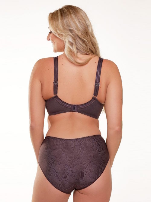 LingaDore Daily Uni Fit Plus Bra bruin/print voorgevormde bh
