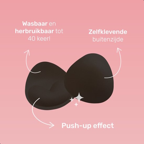 LingaDore TRIANGLE BRA/ BIKINI PUSH UP INSERT  zwart accessoires