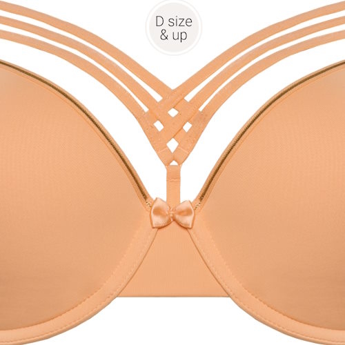 Marlies Dekkers Dame de Paris apricot/gold voorgevormde bh