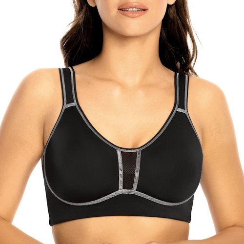 Viania 101470 zwart sport bh