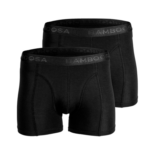 Bamboosa Lewis zwart bamboe boxershort