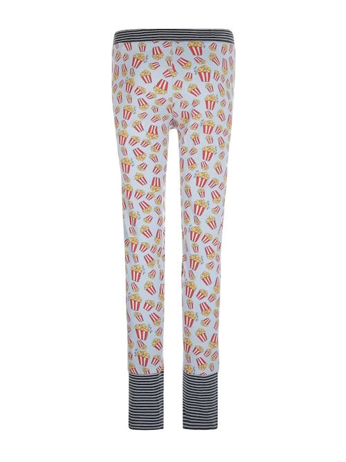 Charlie Choe Retro nights blauw/print pyjamabroek