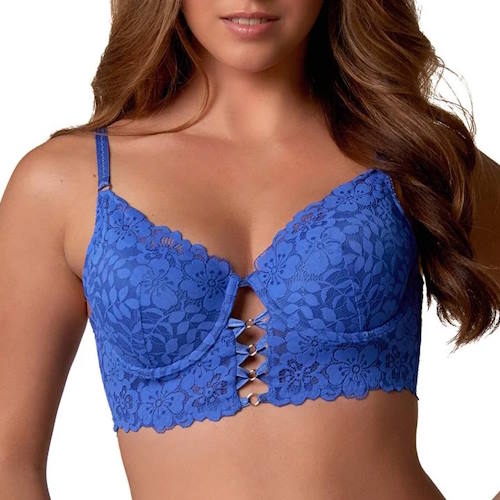 After Eden Mayra blauw voorgevormde bh