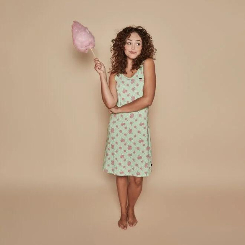 Charlie Choe Circus groen/print nachthemd