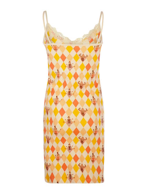 Charlie Choe Circus crème slipdress