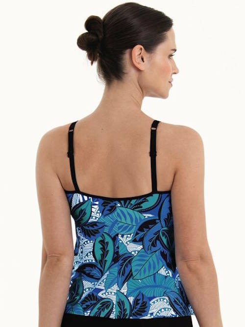 Anita Care Rimini blauw/print prothese tankini