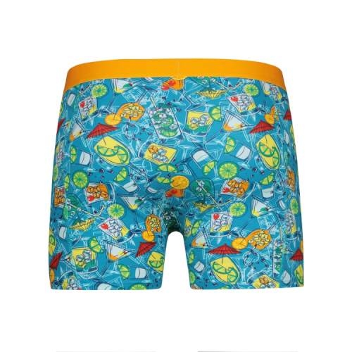 Beat My Boxer Cocktail blauw/print boxershort