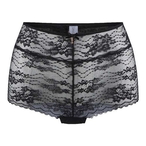 LingaDore Depths of black lingerie zwart high brief