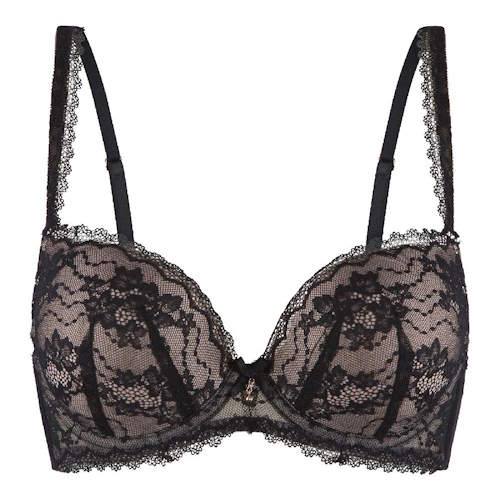 LingaDore Depths of black lingerie zwart push up bh