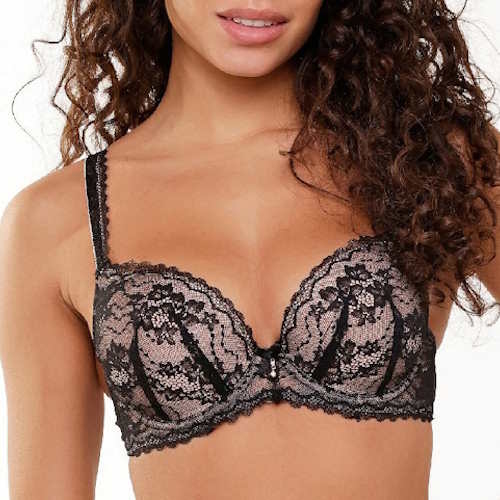 LingaDore Depths of black lingerie zwart push up bh