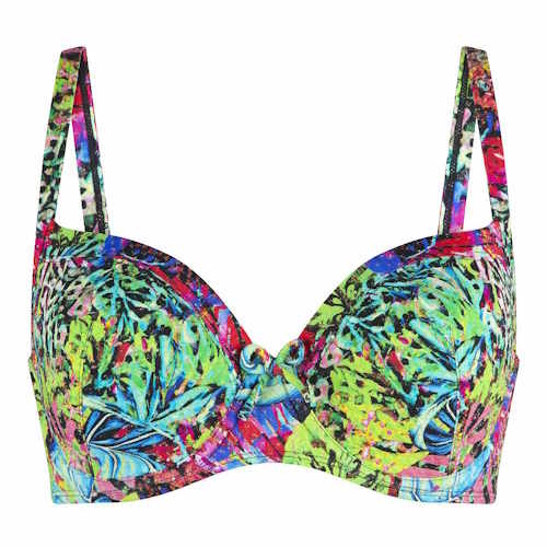 LingaDore Beach Crazy  multicolor voorgevormde bikinitop