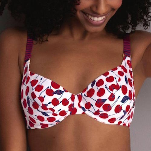 Rosa Faia Badmode Rubina wit/rood bikini set