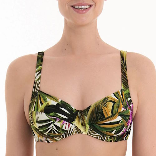 Anita Badmode Sibel groen/zwart bikini set