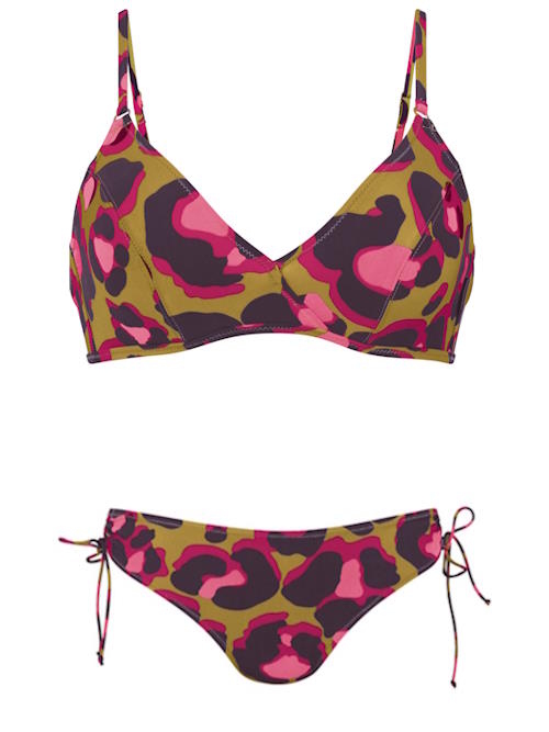 Rosa Faia Badmode Minou animal print bikini set