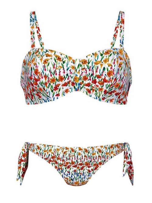 Rosa Faia Badmode Ella wit/print bikini set