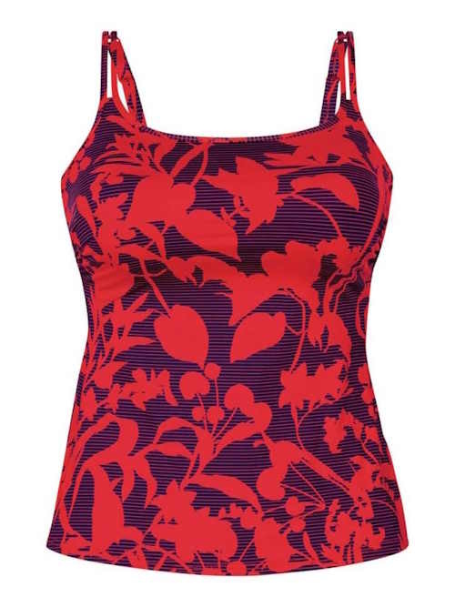 Anita Badmode Rimini rood/print tankini set