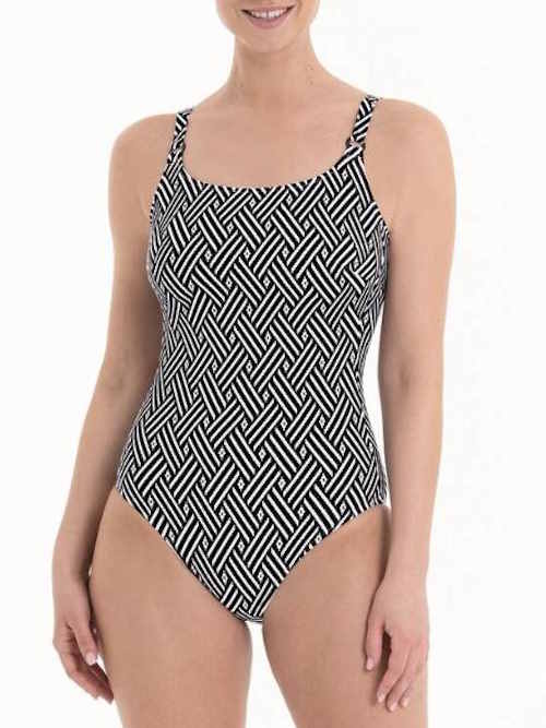 Anita Care Carini zwart/wit prothese badpak