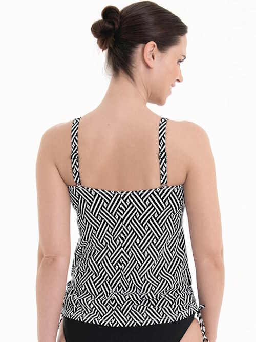 Anita Care Latina zwart/wit prothese tankini