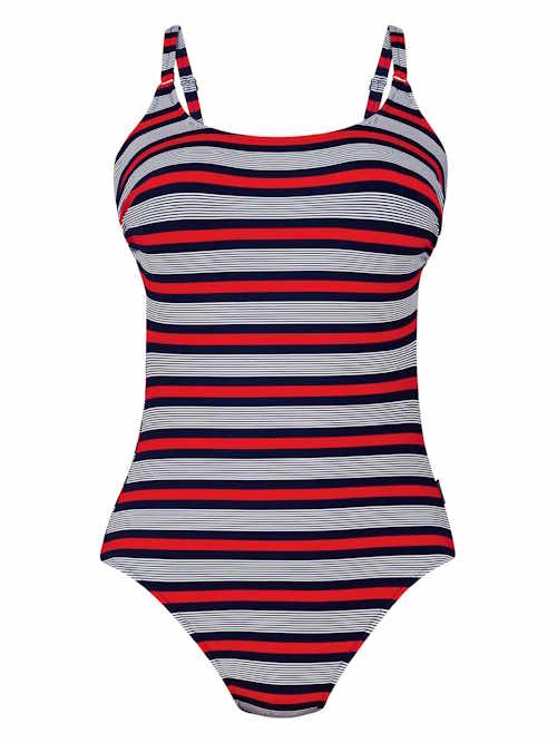 Rosa Faia Badmode Estelle blauw/rood badpak