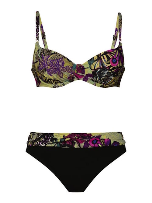 Anita Badmode Sole groen/print bikini set