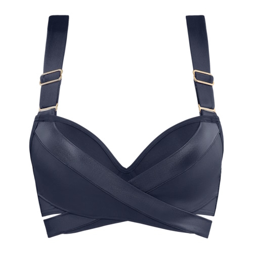 Marlies Dekkers Badmode Cache Coeur grijs push up bikinitop