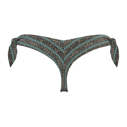 Marlies Dekkers Badmode Bebali groen/print bikini broekje