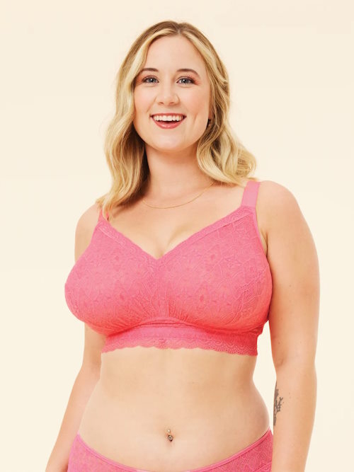 Sugar Candy Bestie hot pink wireless bh