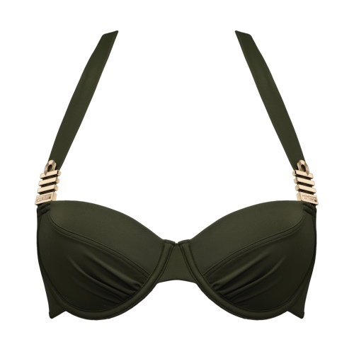 Marlies Dekkers Badmode Royal Navy khaki voorgevormde bikinitop