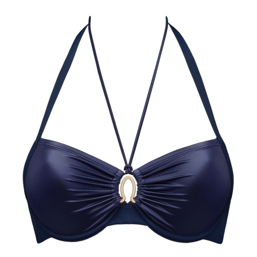 Marlies Dekkers Badmode Jet Set marine blauw push up bikinitop