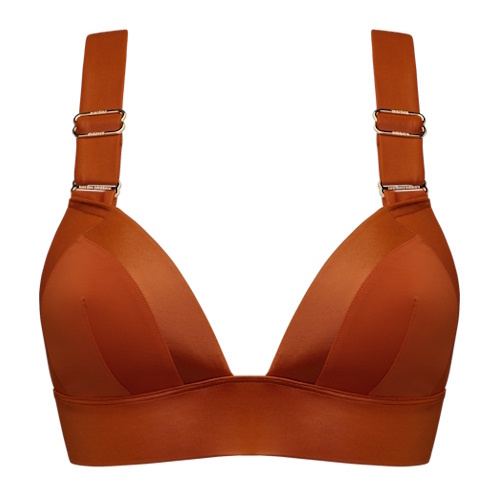 Marlies Dekkers Badmode Cache Coeur oranje voorgevormde bikinitop