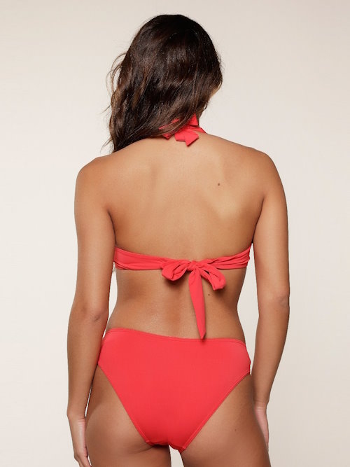 LingaDore Beach Fabulous in Red Lace rood voorgevormde bikinitop
