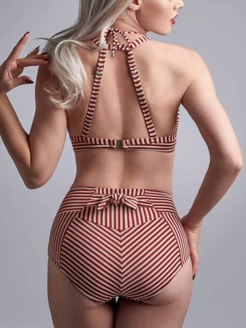Marlies Dekkers Badmode Holi Vintage rood/print push up bikinitop
